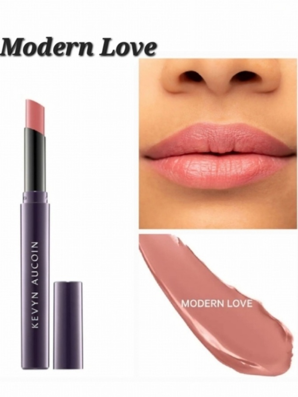 Kevyn Aucoin Unforgettable Lipstick in MODERN LOVE (Pink Nude Cream) NEW!